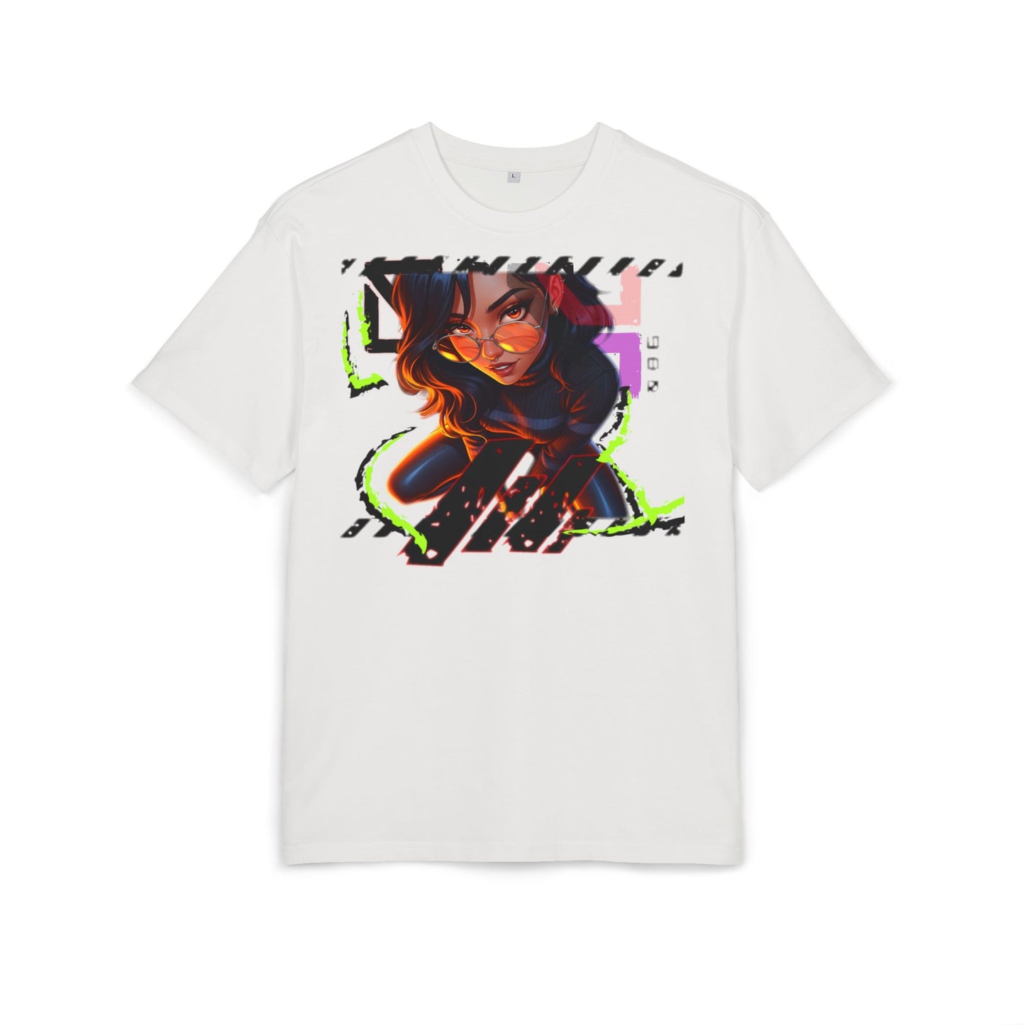 Edgy Graphic Unisex Heavy Oversize Tee - Street Style Fashion