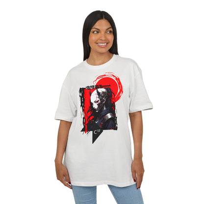 Unisex Graphic Oversized Tee with Artistic Design, Casual Streetwear, Unique Gift for Art Lovers and Gamers, Perfect for Everyday Wear