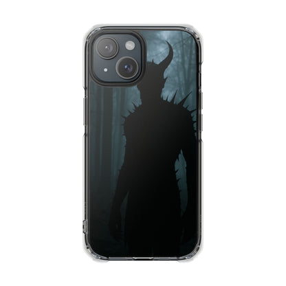 Magnetic Phone Cases, Dark Fantasy Case, Spooky Halloween Accessory, Gift for Gamers, Customizable Clear Impact Cover