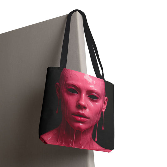 Abstract Art Tote Bag, Unique Shopping Bag, Eco-Friendly Carryall, Gift for Art Lovers, Trendy Fashion Accessory