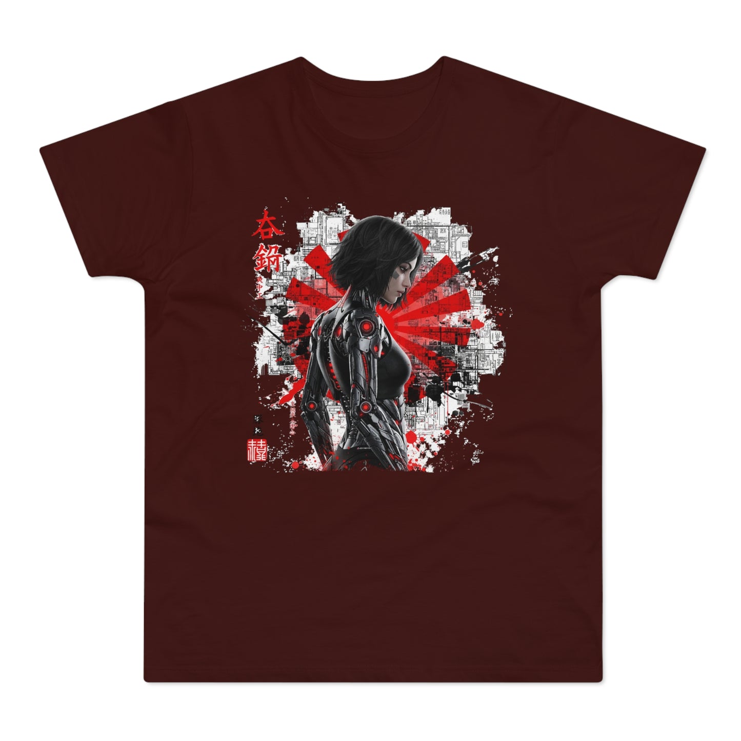 Cyber Samurai Graphic T-Shirt, Unisex Graphic Tee, Anime Shirt, Japanese Art T-Shirt, Gift for Nerds, Cosplay Apparel