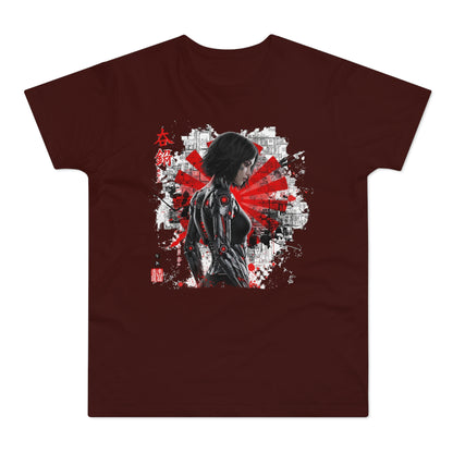 Cyber Samurai Graphic T-Shirt, Unisex Graphic Tee, Anime Shirt, Japanese Art T-Shirt, Gift for Nerds, Cosplay Apparel