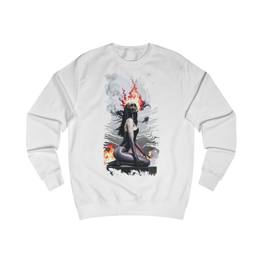 Gothic Fantasy Unisex Sweatshirt | Cozy Graphic Pullover for Nights Out, Casual Wear, Halloween, Gift Idea, Unique Style