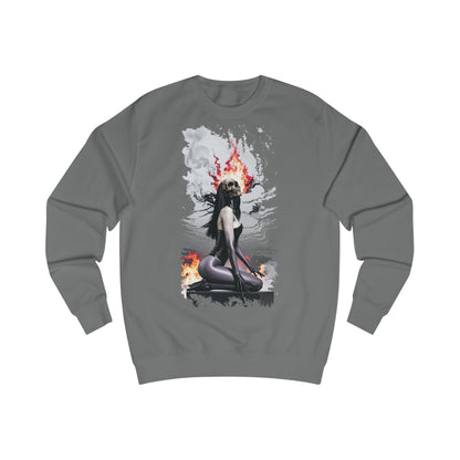 Gothic Fantasy Unisex Sweatshirt | Cozy Graphic Pullover for Nights Out, Casual Wear, Halloween, Gift Idea, Unique Style