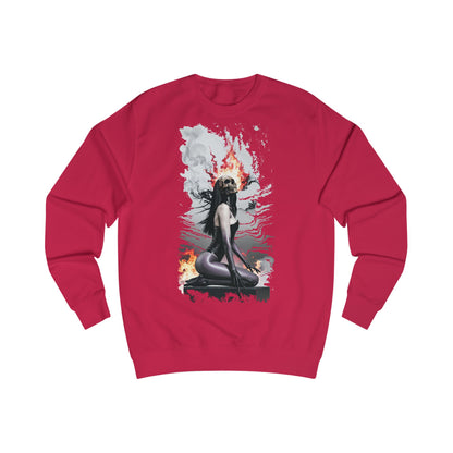 Gothic Fantasy Unisex Sweatshirt | Cozy Graphic Pullover for Nights Out, Casual Wear, Halloween, Gift Idea, Unique Style