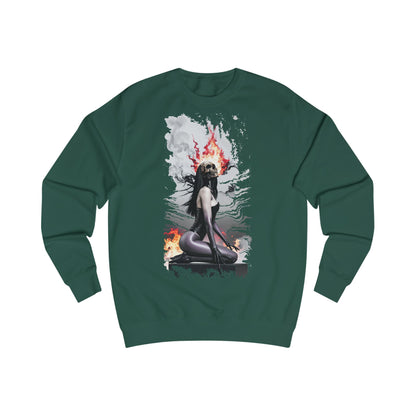 Gothic Fantasy Unisex Sweatshirt | Cozy Graphic Pullover for Nights Out, Casual Wear, Halloween, Gift Idea, Unique Style