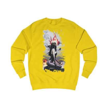 Gothic Fantasy Unisex Sweatshirt | Cozy Graphic Pullover for Nights Out, Casual Wear, Halloween, Gift Idea, Unique Style