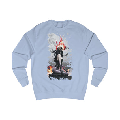 Gothic Fantasy Unisex Sweatshirt | Cozy Graphic Pullover for Nights Out, Casual Wear, Halloween, Gift Idea, Unique Style