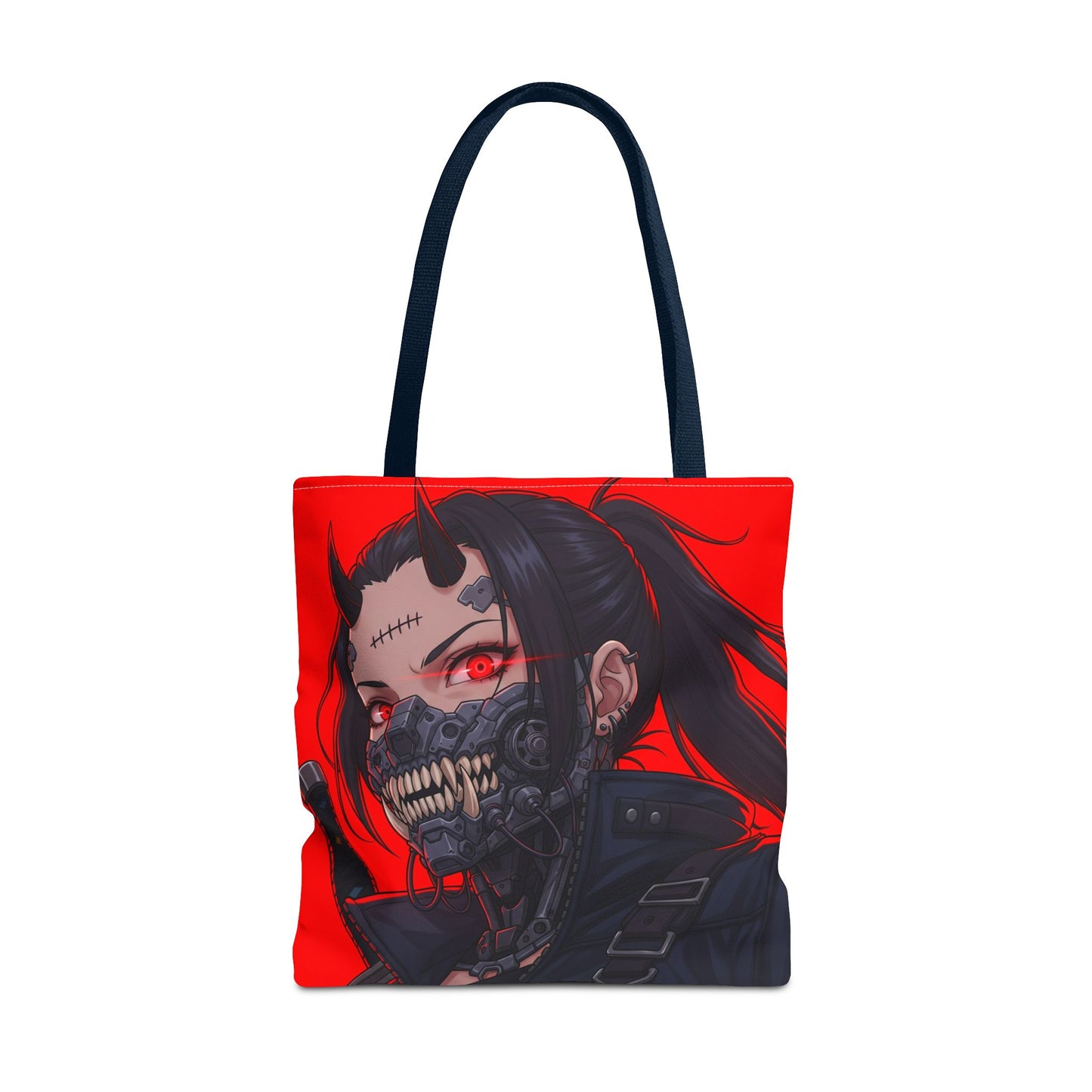 Gothic Anime Tote Bag, Stylish Tote for Anime Lovers, Unique Gift for Cosplay, Travel Bag, Statement Accessory