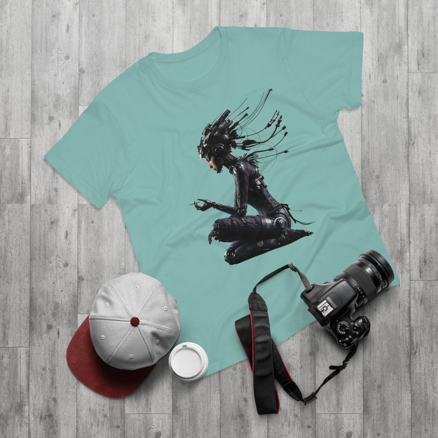 Futuristic Cyberpunk Unisex T-Shirt - Unique Graphic Tee