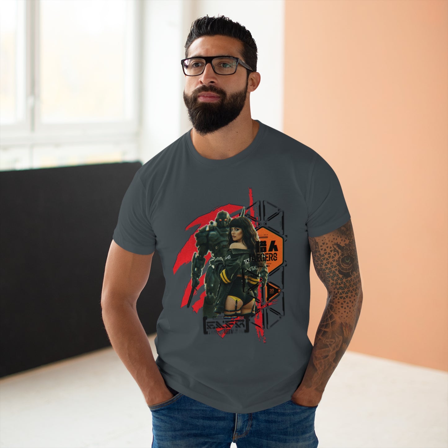 Retro Robot Graphic T-Shirt | Casual Wear, Anime Fans, Geek Culture, Gift for Her, Gaming Apparel