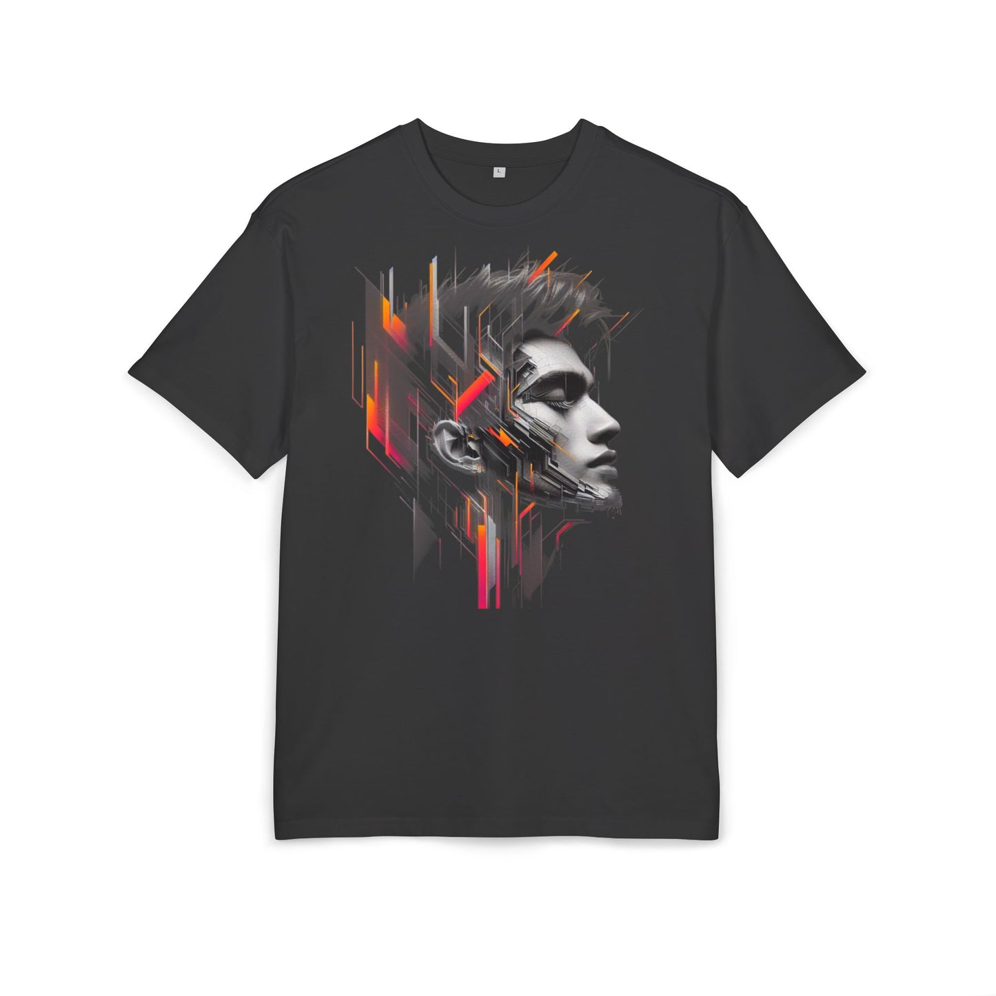 Artistic Oversize Tee - Modern Abstract Design