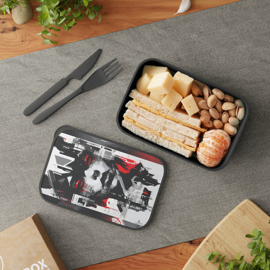 Modern Artistic Bento Box, Lunch Container, Food Storage, Eco-Friendly Meal Prep, Stylish Lunchbox for Work & School
