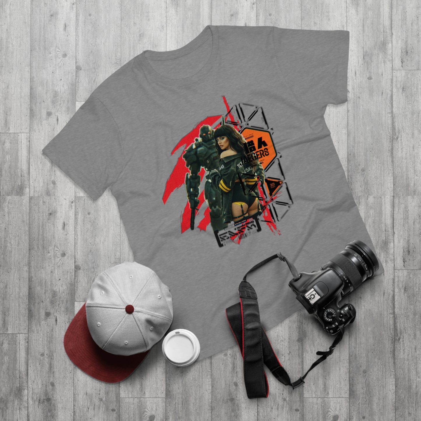 Retro Robot Graphic T-Shirt | Casual Wear, Anime Fans, Geek Culture, Gift for Her, Gaming Apparel