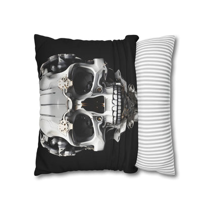 Polyester Square Pillowcase - Skull Collection