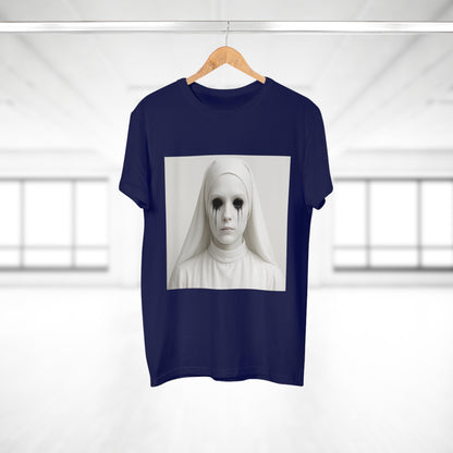 Spooky Art Tee, Unisex Graphic T-shirt, Halloween Costume, Horror Aesthetic Shirt, Creepy Vintage Look Top