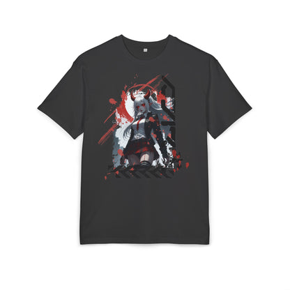 Unique Graphic Loose Fit Tee, Oversized T-Shirt, Streetwear Style, Trendy Casual Wear, Gift for Anime Lovers, Art-Inspired Fashion