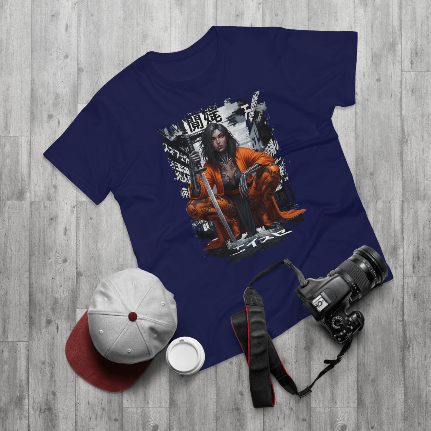 Urban Samurai Unisex T-shirt, Graphic Tee for Anime Fans, Streetwear Fashion, Unique Gift for Birthdays, Casual Wear