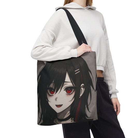 Anime-Inspired Tote Bag, Eco-Friendly Bag, Stylish Carry-All, Gift for Otaku, Fashionable Shopping Tote, Unique Artwork Bag
