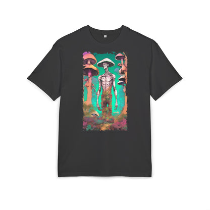 Psychedelic Alien Oversize Tee, Unisex Graphic T-Shirt, Casual Streetwear, Gift for Sci-Fi Lovers, Festival Apparel