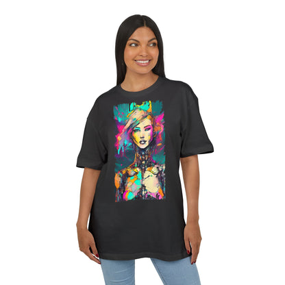Vibrant Art Oversized Tee, Unisex Colorful T-Shirt, Graphic Arts Apparel, Casual Streetwear Gift, Unique Fashion Statement