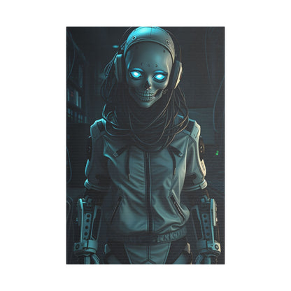 Futuristic Canvas Art, Wall Decor, Sci-Fi Home Accent, Unique Gift for Tech Lovers, Robot Themed Artwork