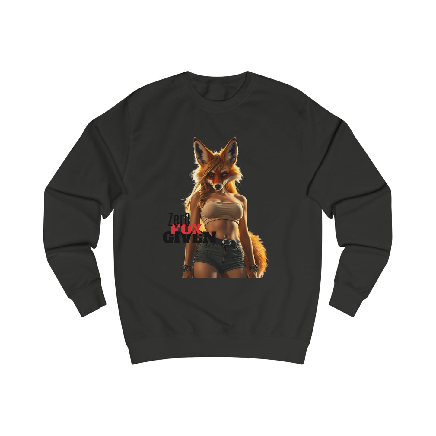 Edgy Graphic Sweatshirt, Zero Given Sweatshirt, Unisex Pullover, Trendy Streetwear, Gift for Him/Her, Casual Layering Top