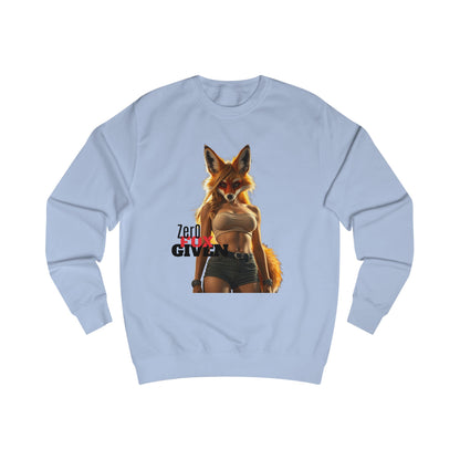Edgy Graphic Sweatshirt, Zero Given Sweatshirt, Unisex Pullover, Trendy Streetwear, Gift for Him/Her, Casual Layering Top