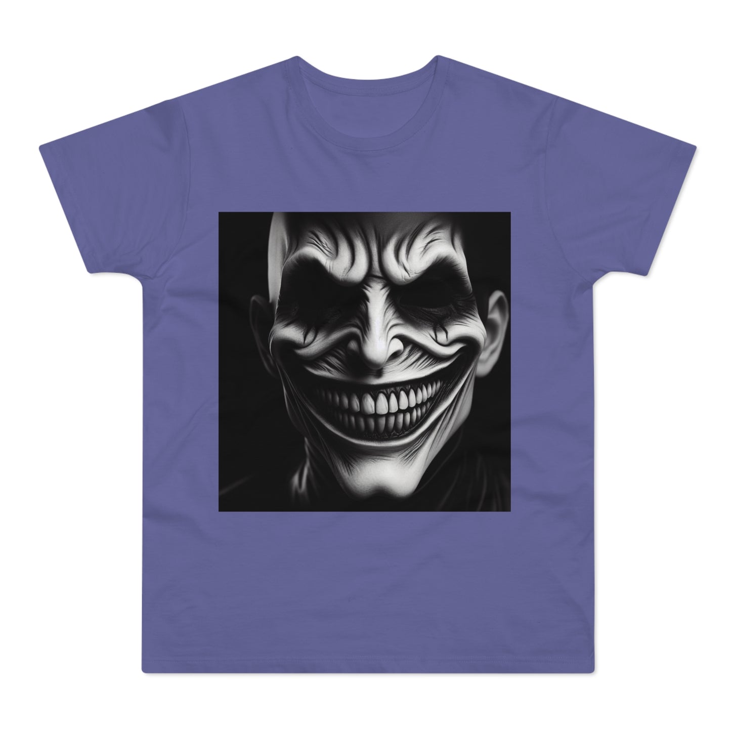 Creepy Clown Unisex T-Shirt - Unisex Graphic Tee for Halloween, Horror Fans, Costume Party, Unique Gift Idea, Spooky Apparel