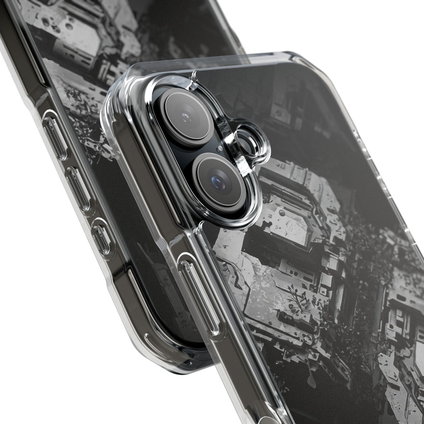 Stylish Magnetic Clear Impact Cases for iPhone, Heavy-Duty Protection, Customized Cases, Tech Lover Gift, Trendy Phone Accessories