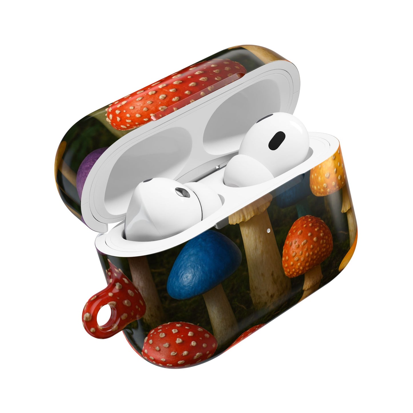 Colorful Mushroom AirPod Case - Quirky, Fun, Eco-Friendly Accessory for Nature Lovers, Perfect Gift for Birthdays, Holidays