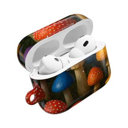 Colorful Mushroom AirPod Case - Quirky, Fun, Eco-Friendly Accessory for Nature Lovers, Perfect Gift for Birthdays, Holidays