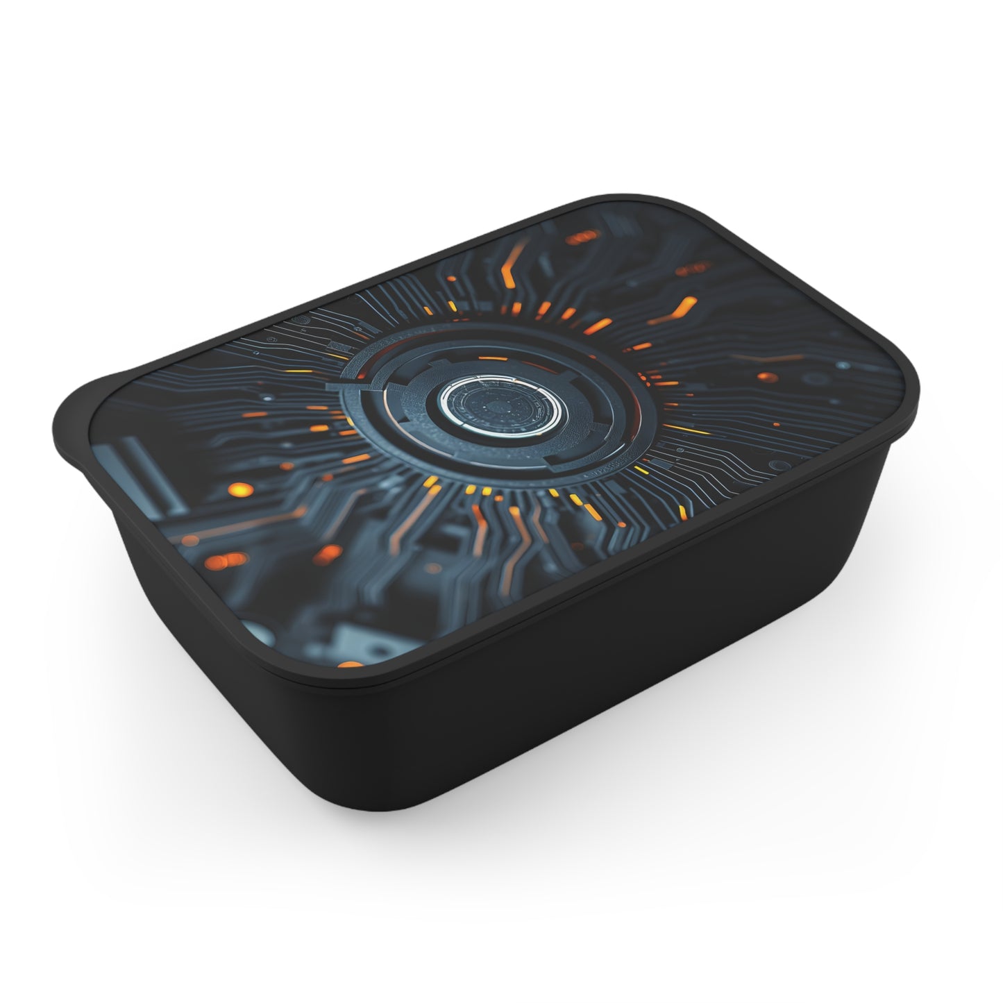 Futuristic Bento Box, Cyberpunk Food Container, Eco-Friendly Meal Prep, Tech-Inspired Lunchbox, Gift for Foodies, Sci-Fi Lunch Storage