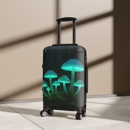 Mushroom Suitcase, Unique Travel Luggage, Stylish Carry-On for Nature Lovers, Perfect for Adventures, Gifts for Travelers
