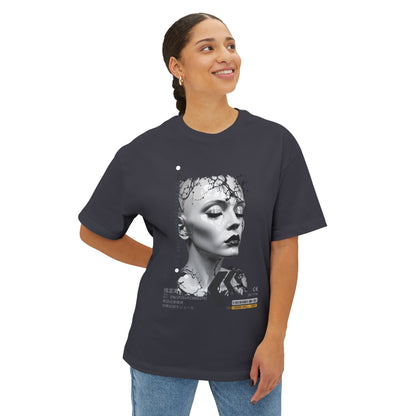 Chic Graphic Tee, Unisex Streetwear, Trendy Oversized Shirt, Modern Art T-Shirt, Casual Wear for Everyday Style