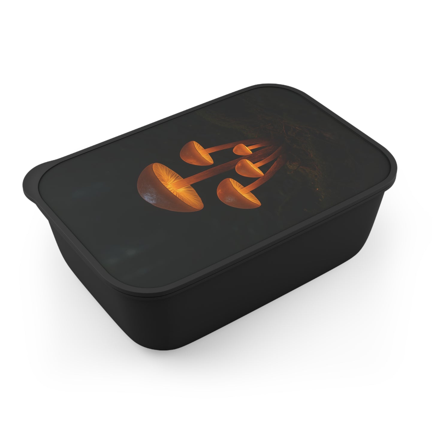 Glowing Mushroom Bento Box, Eco-Friendly Lunch Container, Food Storage, Gift for Nature Lovers, Picnic Essential