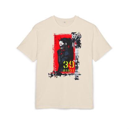 Artistic Oversize Tee featuring Bold Graphic Design, Unisex Heavyweight T-Shirt