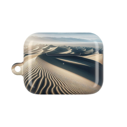Desert Dunes AirPod Case - Nature Inspired, Unique Tech Accessory for Music Lovers, Gift for Travelers, Stylish Earbud Cover