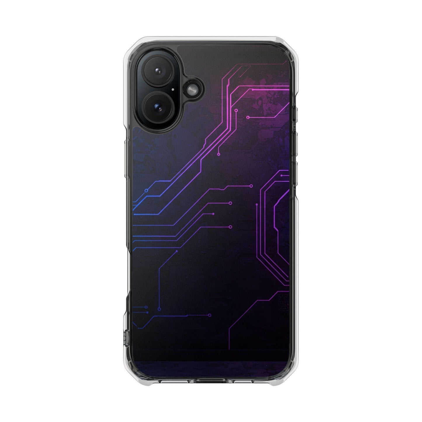 Magnetic Clear Phone Case - Tech-Inspired Design for Gamers, Stylish Protection, Gift for Tech Lovers, Phone Accessories, Customizable Case