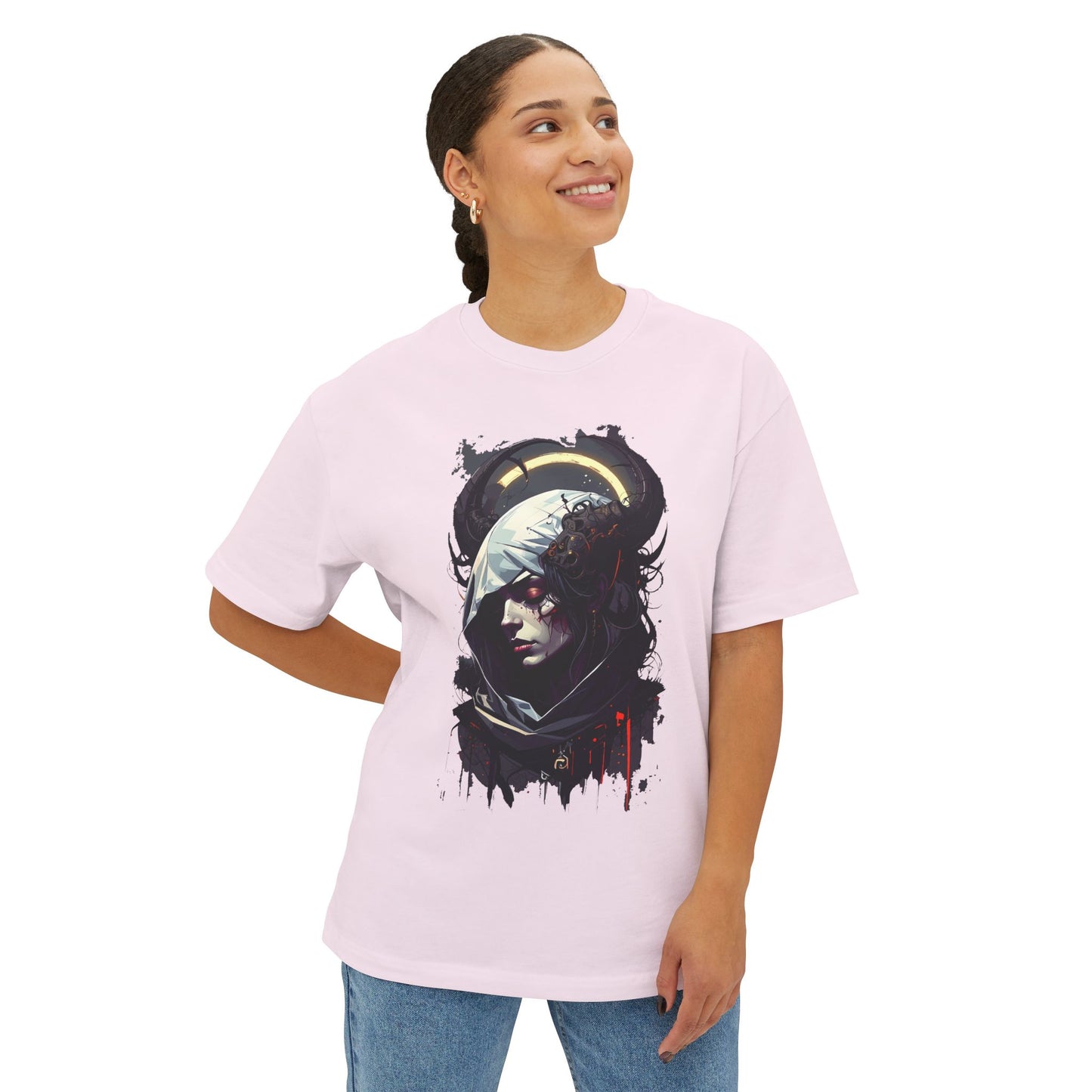 Urban Art Oversized Tee, Graphic Tee, Streetwear Shirt, Unique Art Clothing, Casual Fashion Top, Artistic Unisex T-Shirt