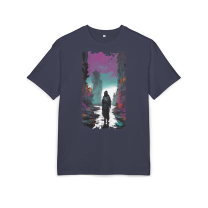 Unisex Oversized Graphic Tee with Forest Silhouette | Comfy Casual Wear, Gift for Nature Lovers, Ideal for Camping, Hiking, Everyday Style