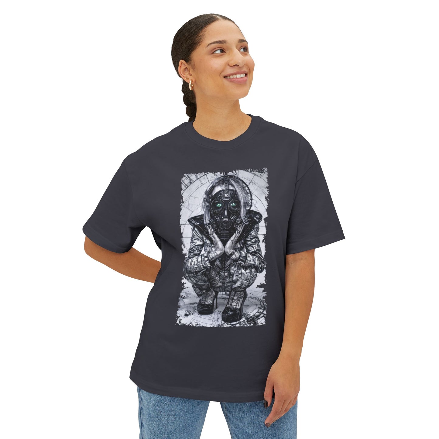 Unique Graphic Unisex Oversized Tee, Casual Streetwear, Ideal Gift for Art Lovers, Perfect for Summer Festivals, Relaxed Style