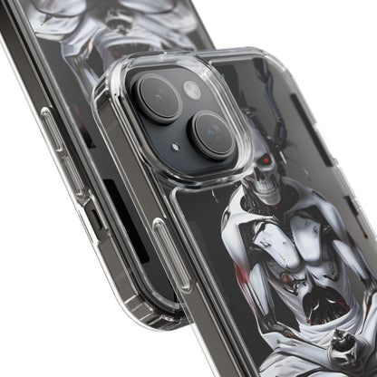 Clear Phone Cases with Cyber Design