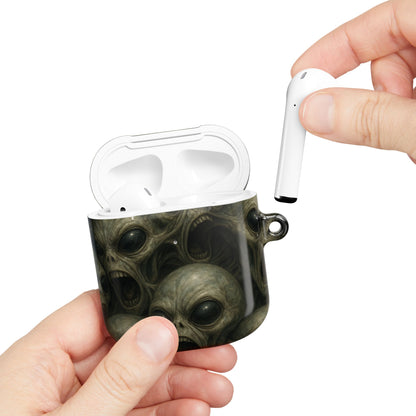 Alien-Themed AirPod Case, Unique Gift for Sci-Fi Lovers, Cool Accessory for Music Enthusiasts, Perfect for Halloween, Collectible