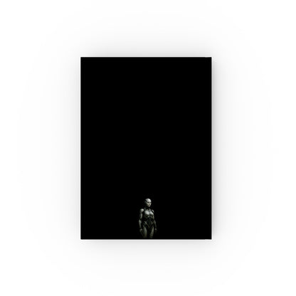 Futuristic Robot-Themed Hard Backed Journal - Perfect for Sci-Fi Lovers, Note-Taking, Goal Setting, Sketching, Gift Ideas