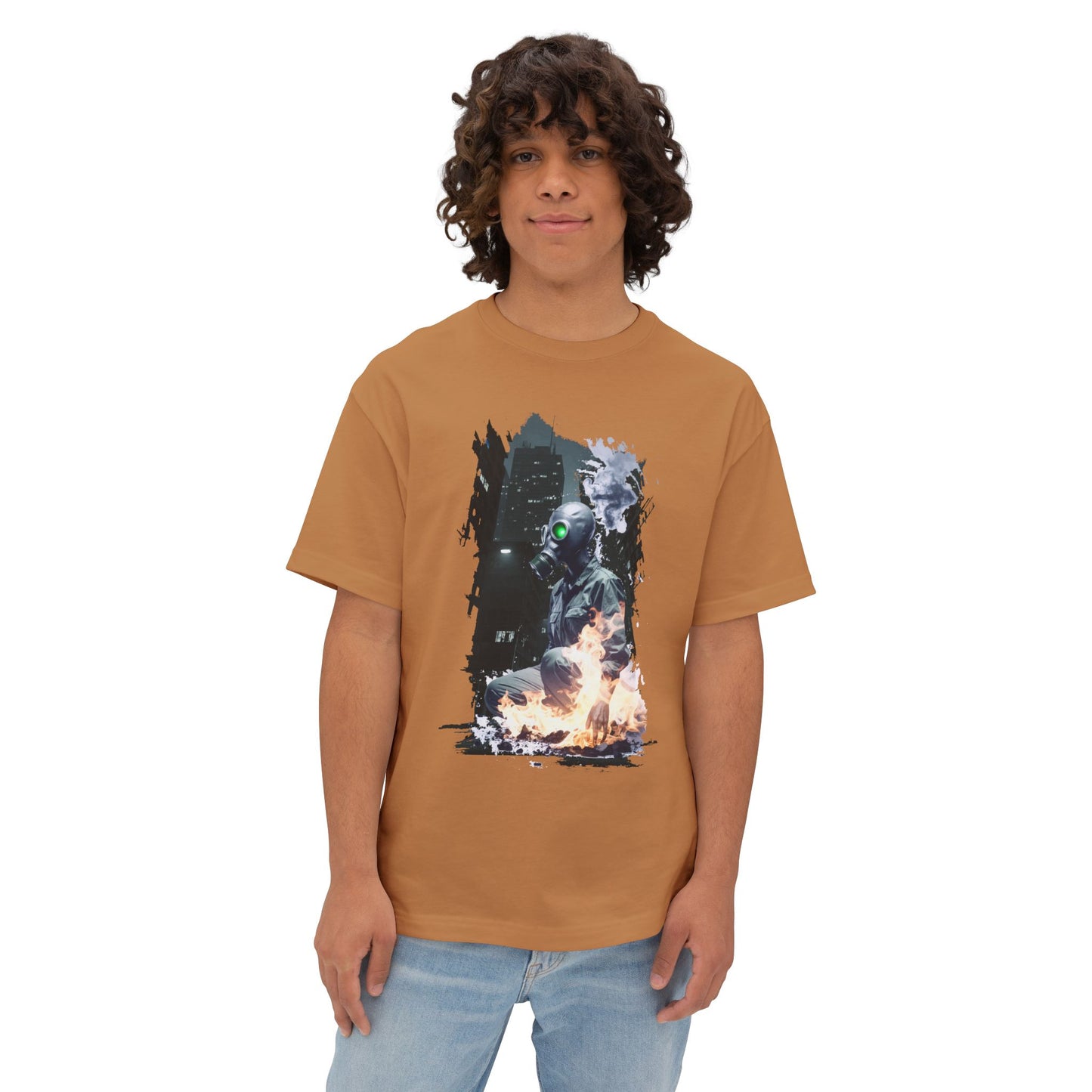 Cool Graffiti Monster Tee, Unisex Boxy T-Shirt, Streetwear Fashion, Graphic Tee, Unique Urban Style