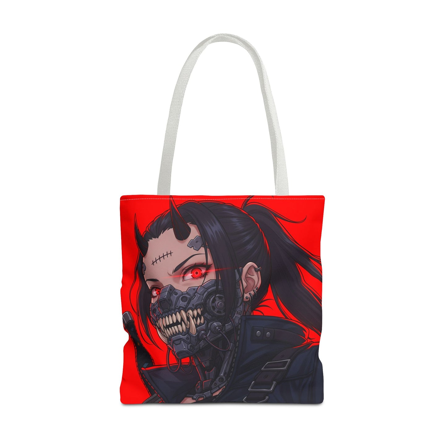 Gothic Anime Tote Bag, Stylish Tote for Anime Lovers, Unique Gift for Cosplay, Travel Bag, Statement Accessory