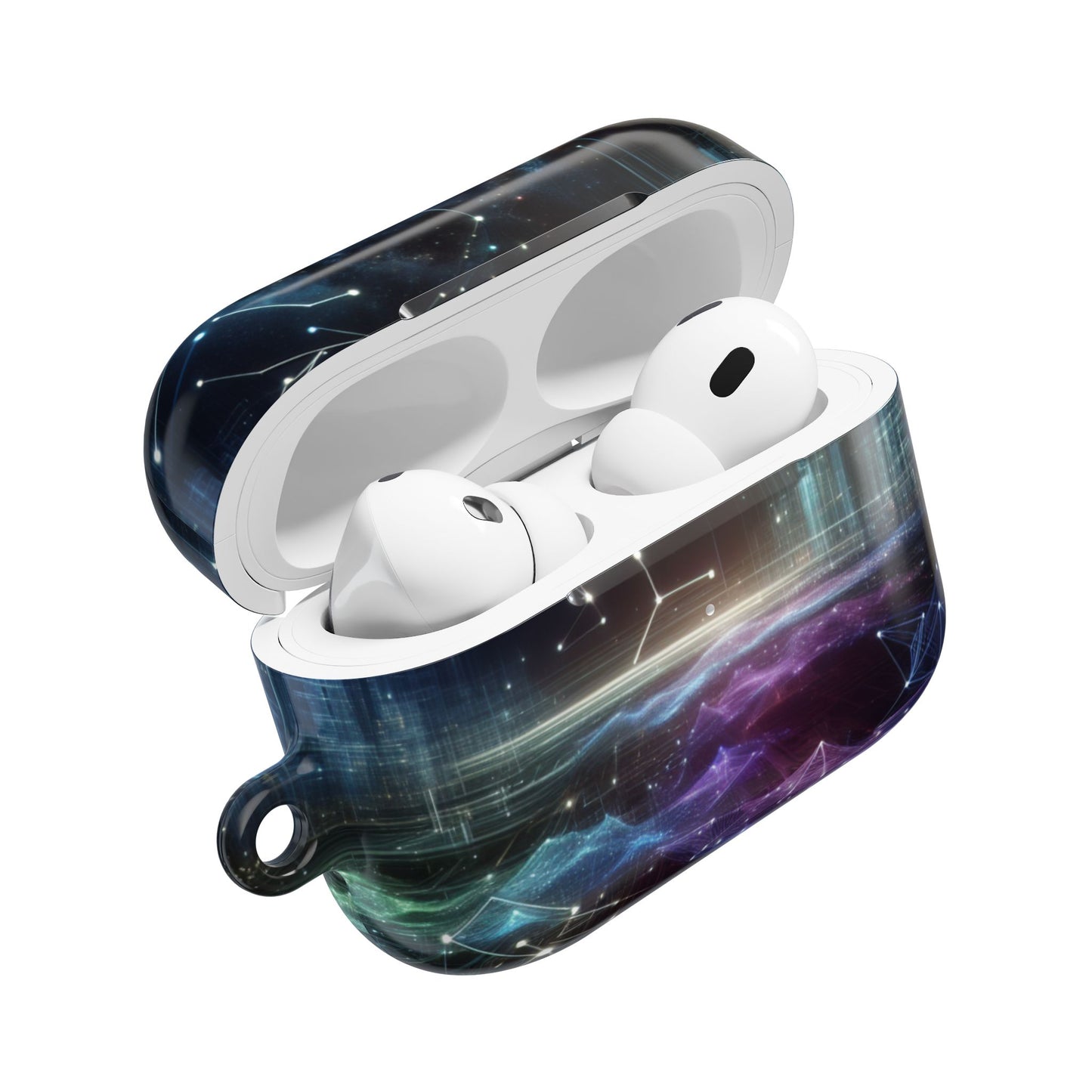 Cosmic Galaxy AirPod Cases, Astronaut Gifts, Space Themed Tech Accessories, Starry Night Earbuds Cover, Unique AirPods Holder