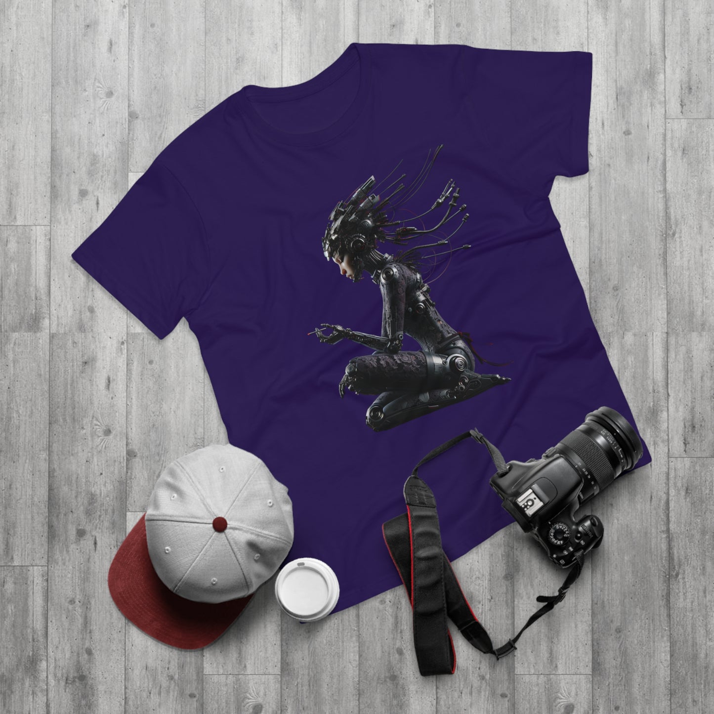Futuristic Cyberpunk Unisex T-Shirt - Unique Graphic Tee