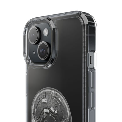 Skull Design Clear Phone Case - Unique Aesthetic for Tech Lovers